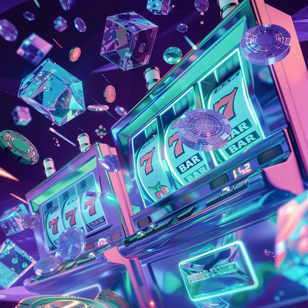 Fitur-fitur Diamond Empire termasuk simbol liar dan simbol pencar yang ditampilkan di layar permainan